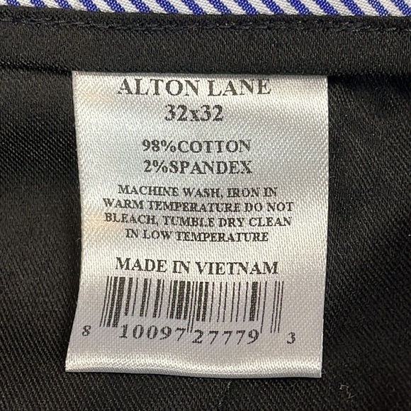 NWT Alton Lane Brushed Motion Performance Chino Trouser Pant Navy Blue Sz 32 - Picture 13 of 15